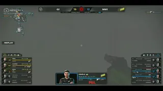 Niko missed the shot and the crowd reactions