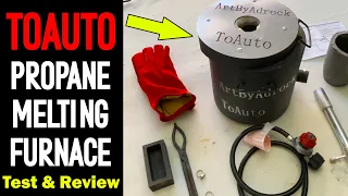 Casting Metal With The TOAUTO Propane Furnace - Full Test & Review
