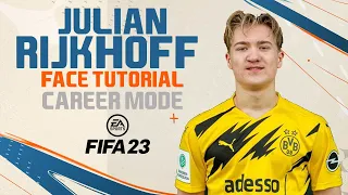 Julian Rijkhoff FACE FIFA 23 Pro Clubs Face Creation LOOK ALIKE BORUSSIA DORMUNT