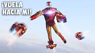 ¡Traje Real de Iron Man que Vuela Hacia Ti!