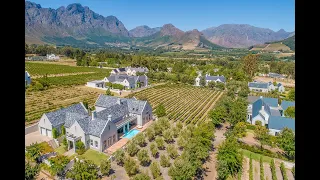 Exquisite gentleman's estate in a desirable Franschhoek position