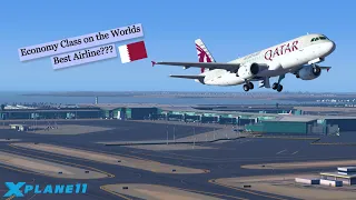 TAKEOFF | QATAR AIRWAYS - DOHA(OTHH) | HD |  X-Plane 11