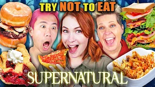 Try Not To Eat - Supernatural Ft. Felicia Day! (Turducken Slammer, Pig 'N A Poke, Death's Pizza)