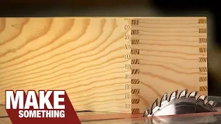 How to Make a Box Joint Jig. Quick Simple and No Dado Needed.