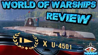 U-4501 U-Boot/10/DEU *37 KNOTEN SUB?!* "Review"⚓️ in World of Warships 🚢 #worldofwarships Uboot