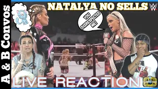 Natalya NO-SELLS Liv Morgan At WWE Live Event - LIVE REACTION | Saturday Night's Main Event 7/9/22