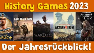 Die TOP 40 History Games 2023 ✦ Der große Jahresrückblick (Livestream-Aufzeichnung)