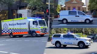 (CODE RED!) NSW Police [SYDNEY CITY + RESCUE] Responding | Sydney, Australia