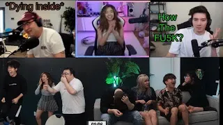 Streamers react to Michael Reeves guessing AMONG US