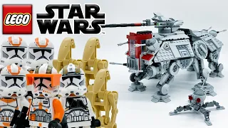 I'm SHOCKED How Much I Love This Set! | AT-TE Walker Review! LEGO Star Wars Set 75337