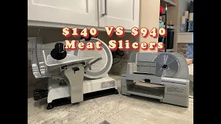 Meat Slicers Berkel Red Line 220 VS Chef's Choice 609