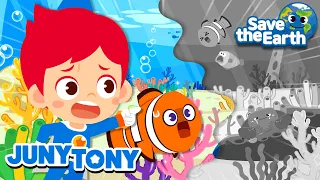 Let’s Protect Colorful Corals | I Lost My Color! | Rainbow-Colored Corals | Kids Songs | JunyTony