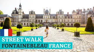 [HD] Fontainebleau France STREET Walk July 2022 Travel Walking Tour-Château de Fontainebleau 法國楓丹白露