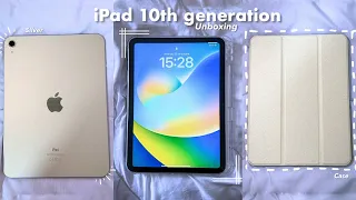 UNBOXING | COMPREI MEU IPAD!!!💕 iPad 10th Generation (Silver) + Accessories
