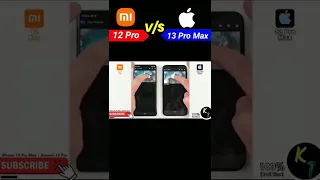 Xiaomi 12 pro vs iPhone 13 pro max - speed test?  #shorts #kuriostech