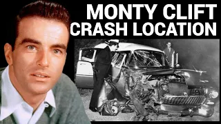 Montgomery Clift 1956 Car Crash EXACT Location