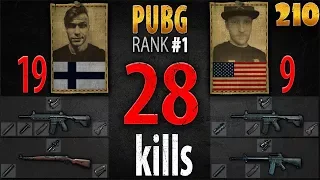 PUBG Rank 1 - AndyPyro & TSM_Viss 28 kills DUO FPP - All POV's - All Kills - PUBG Highlights #210