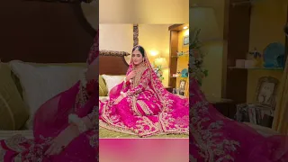 sehar khan bridal dress || sehar khan beautiful bridal dress in farq drama #shorts #ytshorts #farq