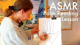 ASMR Palm Reading Lesson by Gary Marckwick (Unintentional, real person ASMR)
