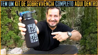 Kit de Sobrevivência Completo Dentro dessa Garrafa!