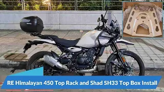 RE Himalayan 450 Top Plate and Shad SH33 Top Box Installation | DIY