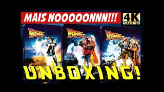 BACK TO THE FUTURE COLLECTION ★ MAIS NOOOONNN!!! 😔 STEELBOOKS 4K UHD UNBOXING!!!