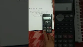 How to calculate exp problem in scientific calculator