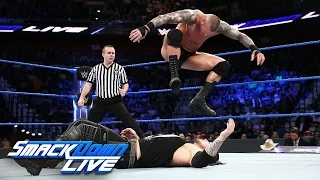 16 May 2017, SmackDown LIVE: Randy Orton vs. Baron Corbin