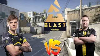 NAVI vs Vitality  BLAST Premier Global Final 2020 S1MPLE И ZYWOO КАРТА ДАСТ2