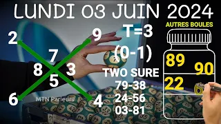 CROIX LOTO DU LUNDI 03 JUIN 2024 ET REPERE DU JOUR