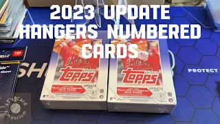 2023 Topps Update Hanger 2x Numbered Cards 🔥🔥#sportscards #baseballcards
