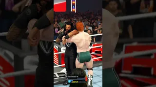 The Powerhouse Punch | Roman Reigns vs Sheamus| WWE 2K24 #shortsfeed #shots