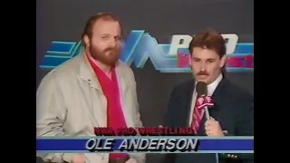 Interview with Ole Anderson   Pro March 14th, 1987