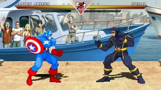 CAPTAIN AMERICA vs CYCLOPS - High Level Insane Fight !