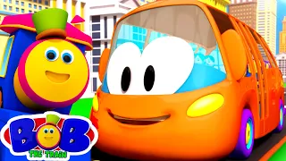 Wheels On The Bus | School Bus Song | Nursery Rhymes & Kids Songs by Bob The Train