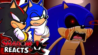 Sonic & Shadow Reacts To Tail's Halloween & Knuckles' Night!