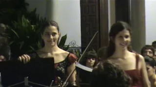 "Navarra" para 2 violines, Sarasate. Orquesta XXV Curso Internacional "Eduardo del Pueyo"