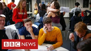 Anger as 39% of A-Level results marked down in England- BBC News