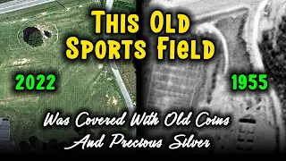 Metal Detecting An Old Sports Field Covered With Old Coins & Precious Silver! WHOA!