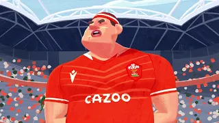 Animated Anthems | 🏴󠁧󠁢󠁷󠁬󠁳󠁿 Hen Wlad Fy Nhadau | Welsh Rugby