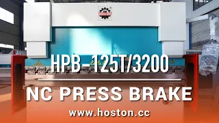 Hoston Hydraulic NC Press Brake HPB-125T/3200 with E21 controller