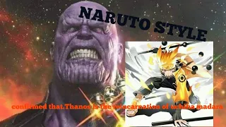 Avengers infinity war|||avengers vs thanos|||Naruto Style Part 1