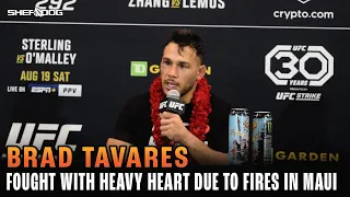 UFC 292: Brad Tavares Fought with Heavy Heart Due to Fires in Maui