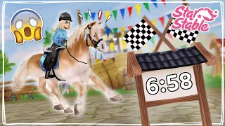 IK DEED MEE AAN DE EERSTE RACE VAN DE DAG EN DIT GEBEURDE ER... 😱 | Star Stable | Daphne draaft door