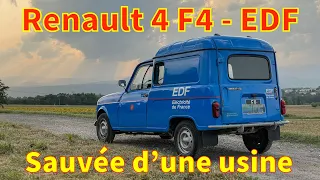 Renault 4 F4 1988 EDF - Sauvée d’une usine, préservée du temps