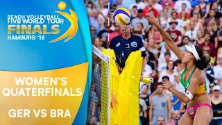 Women's Quarter Final: GER vs. BRA | Beach Volleyball World Tour Finals Hamburg 2018