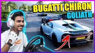 Goliath Race with Bugatti Chiron  | Forza Horizon 5 Logitech G29 + Shifter Gameplay