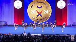 Team USA Jr All Girl Elite ICU World Cheerleading Championship 2024 (Finals)