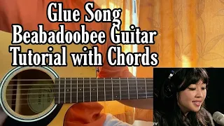 Glue Song - Beabadoobee // Guitar Tutorial with Chords, How to play