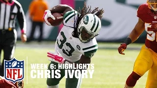 Chris Ivory Highlights (Week 6) | Redskins vs. Jets | NFL